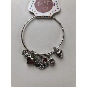Hello Kitty Kids Charm Silver Tone bracelet